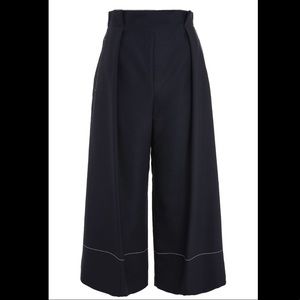 NWT Topshop tall navy blue wide leg pant
